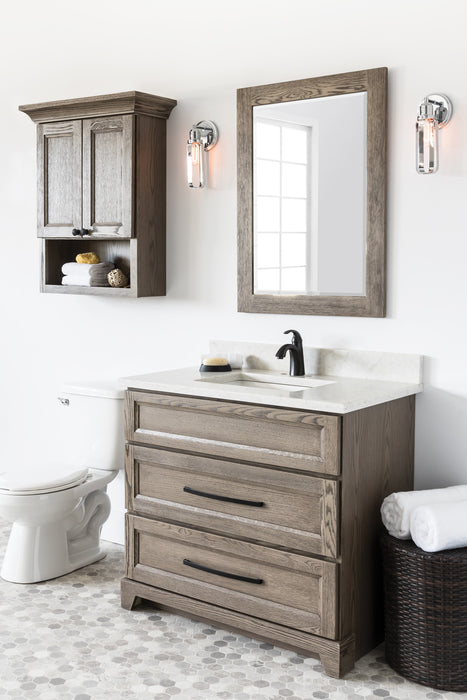 Stonewood 36" Dresser Style Vanity with Quartz Top