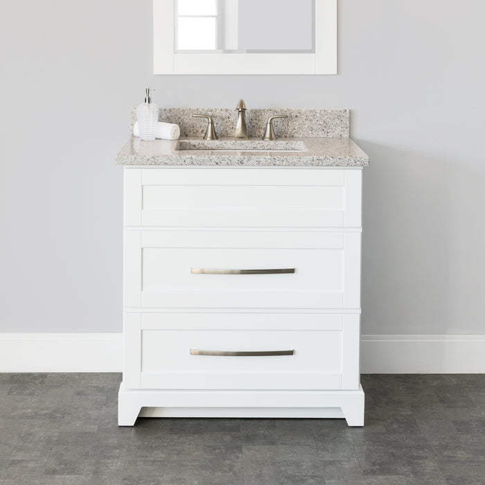 Stonewood 36" Dresser Style Vanity with Quartz Top