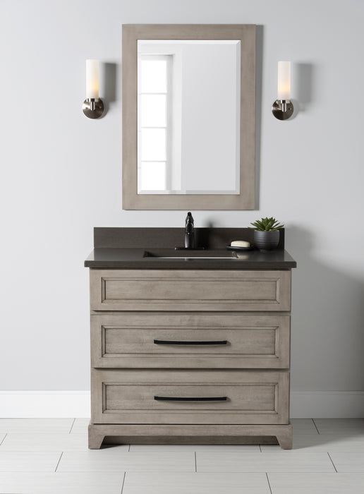 Stonewood 36" Dresser Style Vanity with Quartz Top