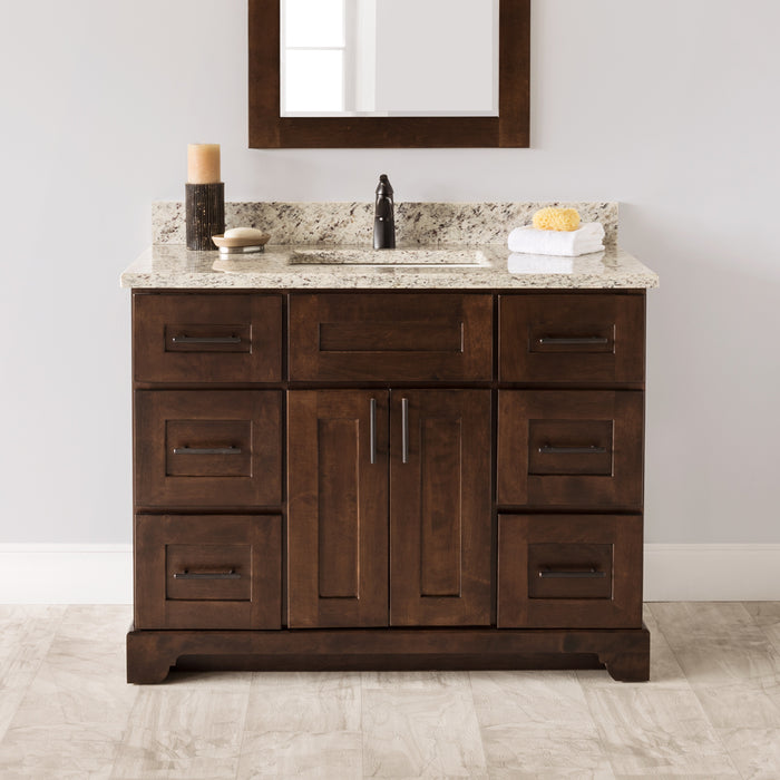 Stonewood 60" Single Bowl Vanity with Quartz Top