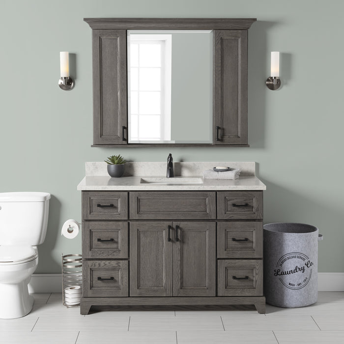Stonewood 54" Vanity with Quartz Top