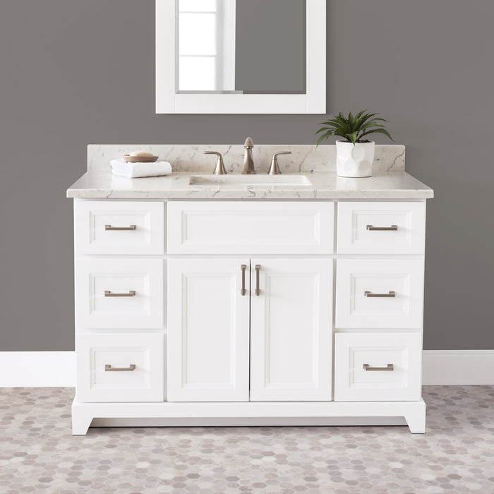 Stonewood 60" Single Bowl Vanity with Quartz Top