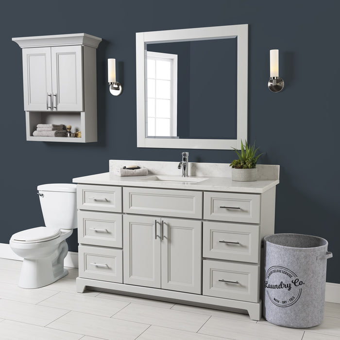 Stonewood 60" Single Bowl Vanity with Quartz Top