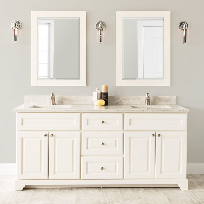 Stonewood 72" Double Bowl Vanity with Quartz Top