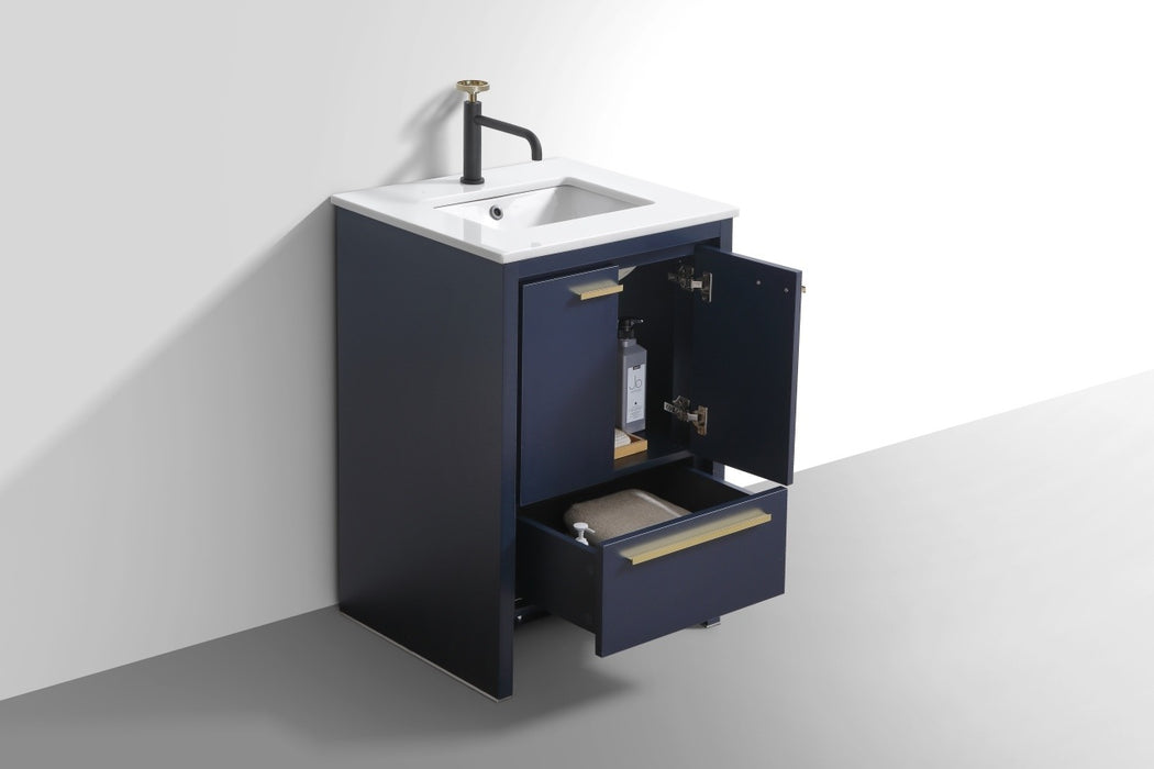 Dolce 24″ Modern Bathroom Vanity with Quartz Counter-Top