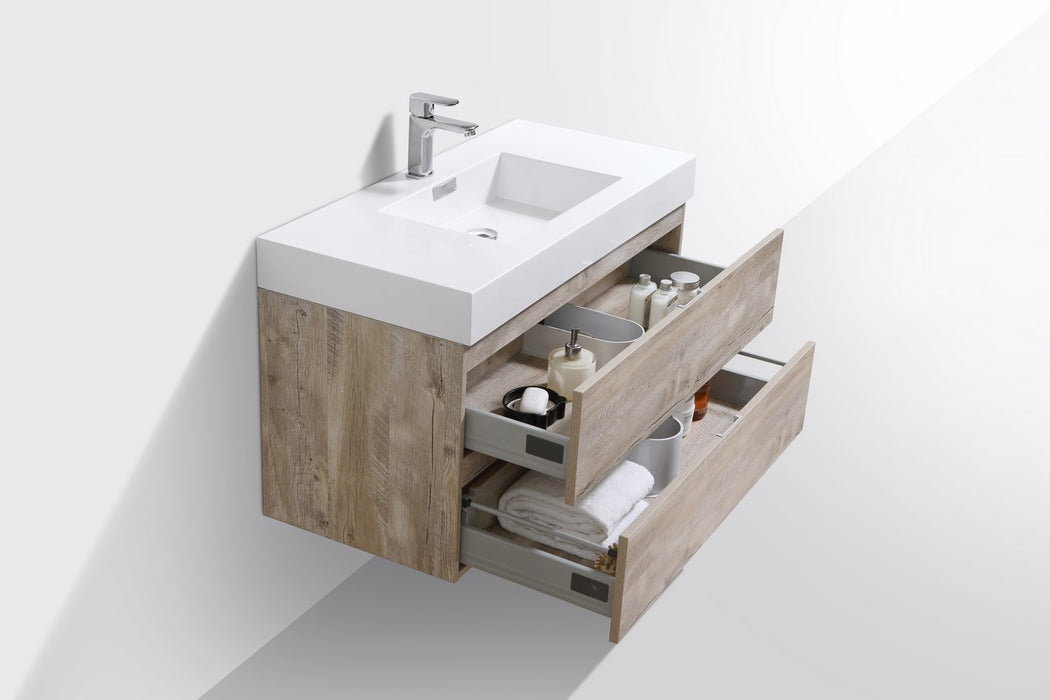 Bliss 40" Wall Mount Modern Bathroom Vanity