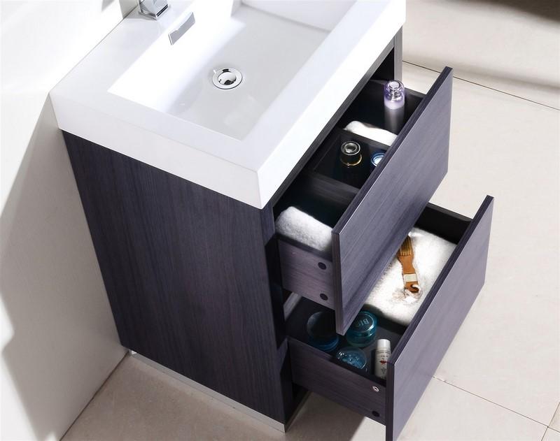 Bliss 24" Freestanding Modern Bathroom Vanity