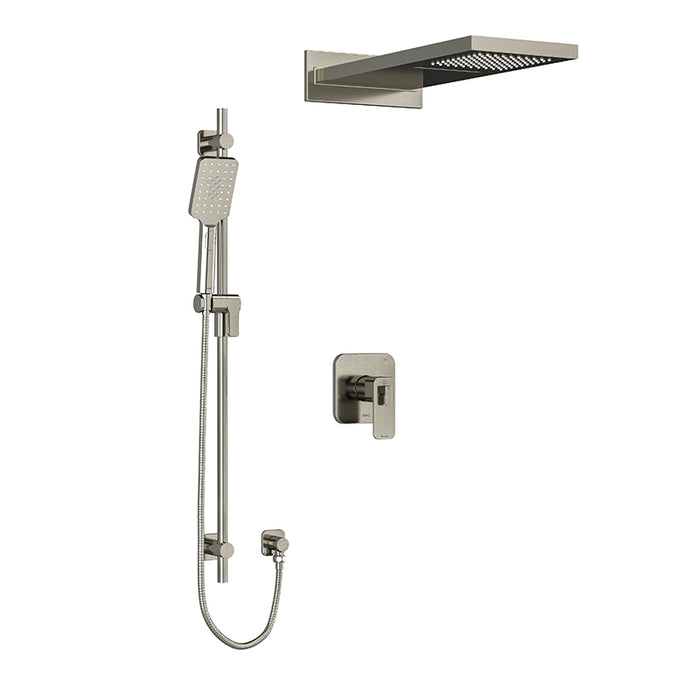 Riobel Equinox 3-Way System With Hand Shower Rail And Rain And Cascade Shower Head