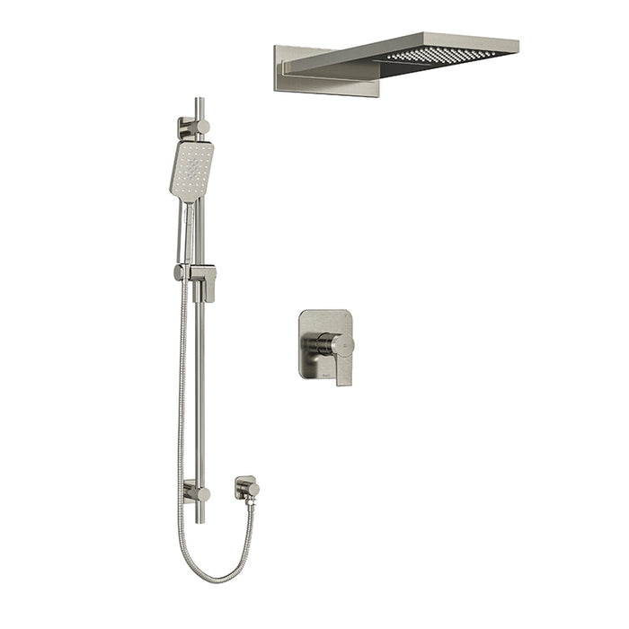 Riobel Fresk  3-Way System With Hand Shower Rail And Rain And Cascade Shower Head