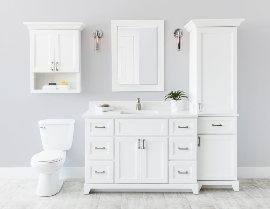 Bathroom Vanity With Tower Storage