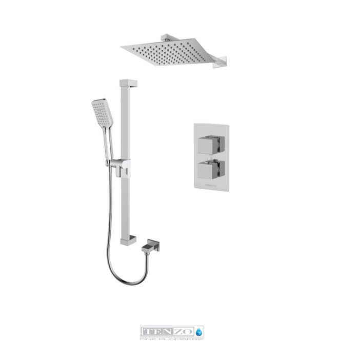 Tenzo Slik 2 Way Thermostatic Shower System