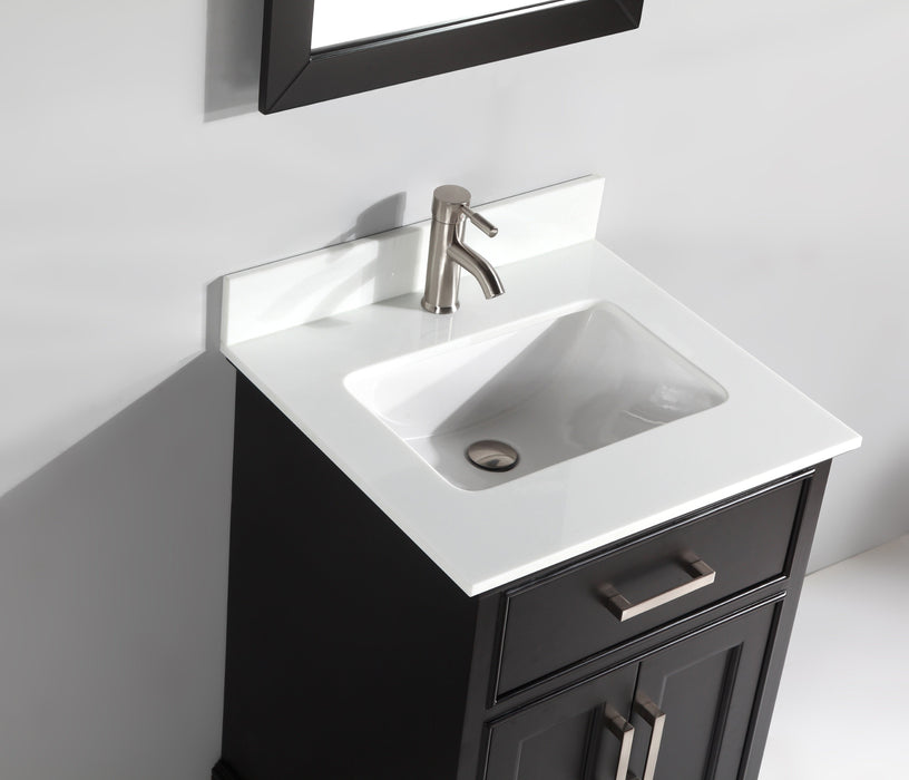 Washington 30" Single Sink Bathroom Vanity Set with Sink and Mirror