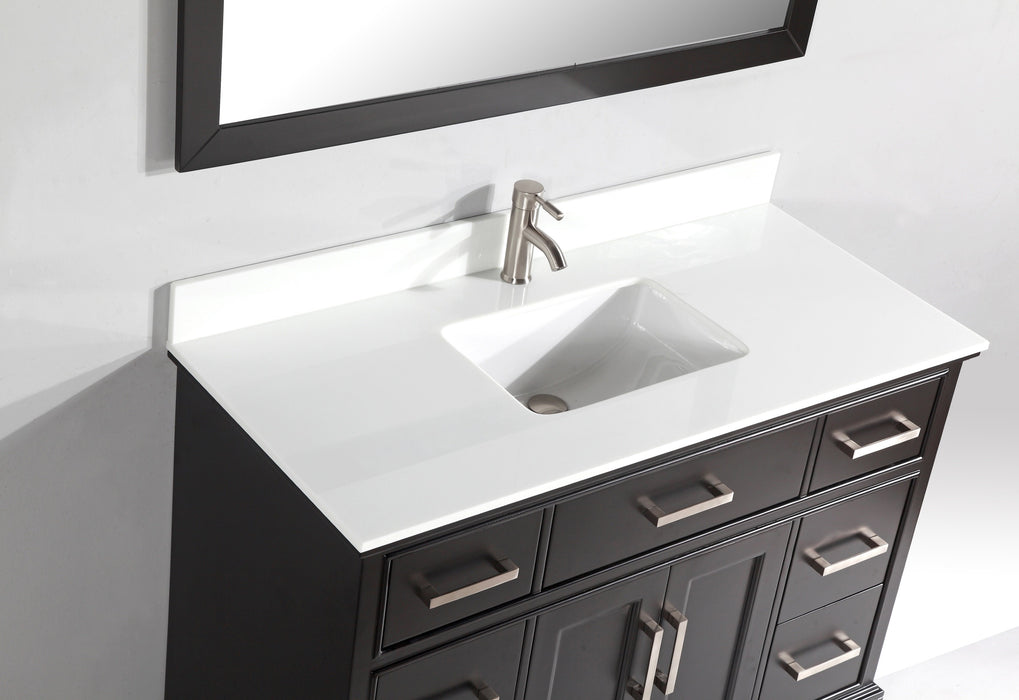 Washington 48" Single Sink Bathroom Vanity Set with Sink and Mirror