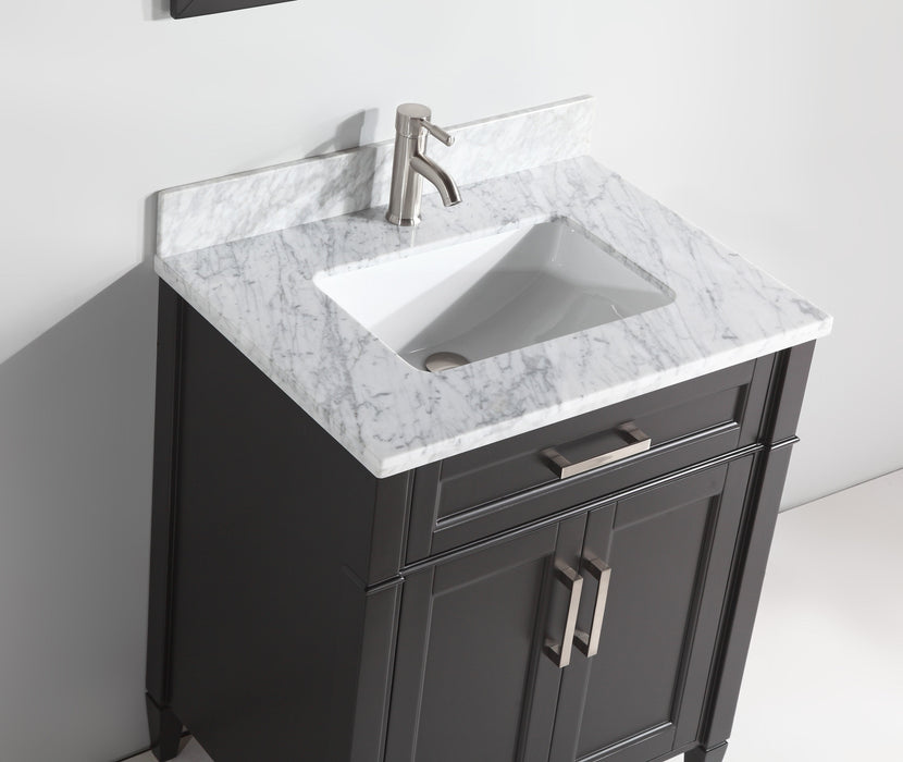 Sydney 24" Single Sink Bathroom Vanity Set with Sink and Mirror