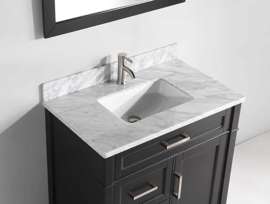 Sydney 36" Single Sink Bathroom Vanity Set with Sink and Mirror