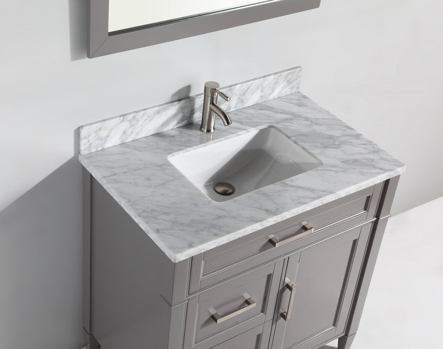 Sydney 36" Single Sink Bathroom Vanity Set with Sink and Mirror