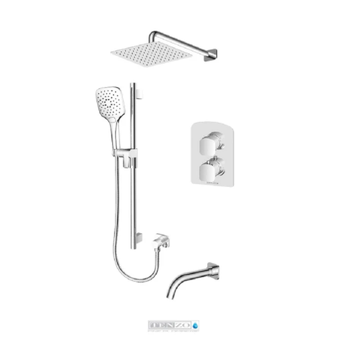 Tenzo Delano 3 Way Thermostatic Tub and Shower System