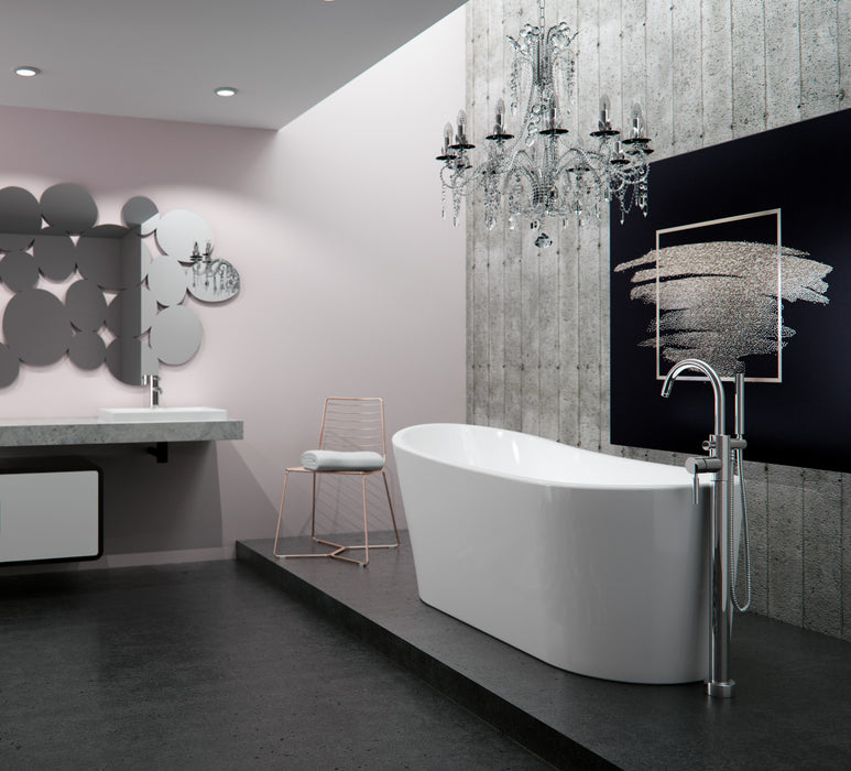 Neptune Paris F1 67" Freestanding Bathtub